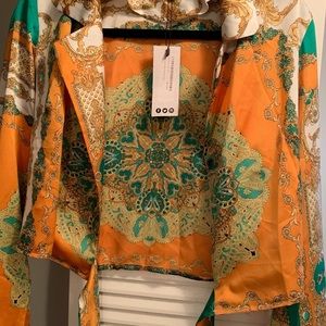 Crop Blouse with long sleeves